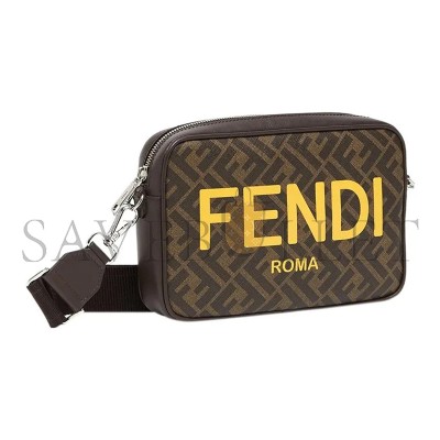 FENDI FF LOGO PRINT SHOULDER BAG 7M0286AJJ4F1HR8 (23.5*16*5cm)